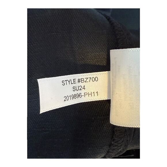 J. Crew Pleated pull-on pant in linen-cupro blend - Picture 7 of 9